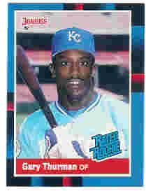 1988 Donruss Baseball Cards    044      Gary Thurman RR